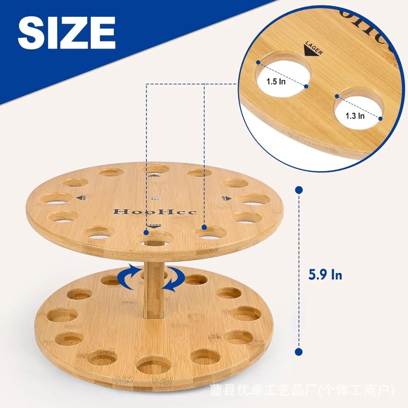حامل عرض دوار متعدد الأعمدة لت - مراجعة Fishing Rod Rack وسعره