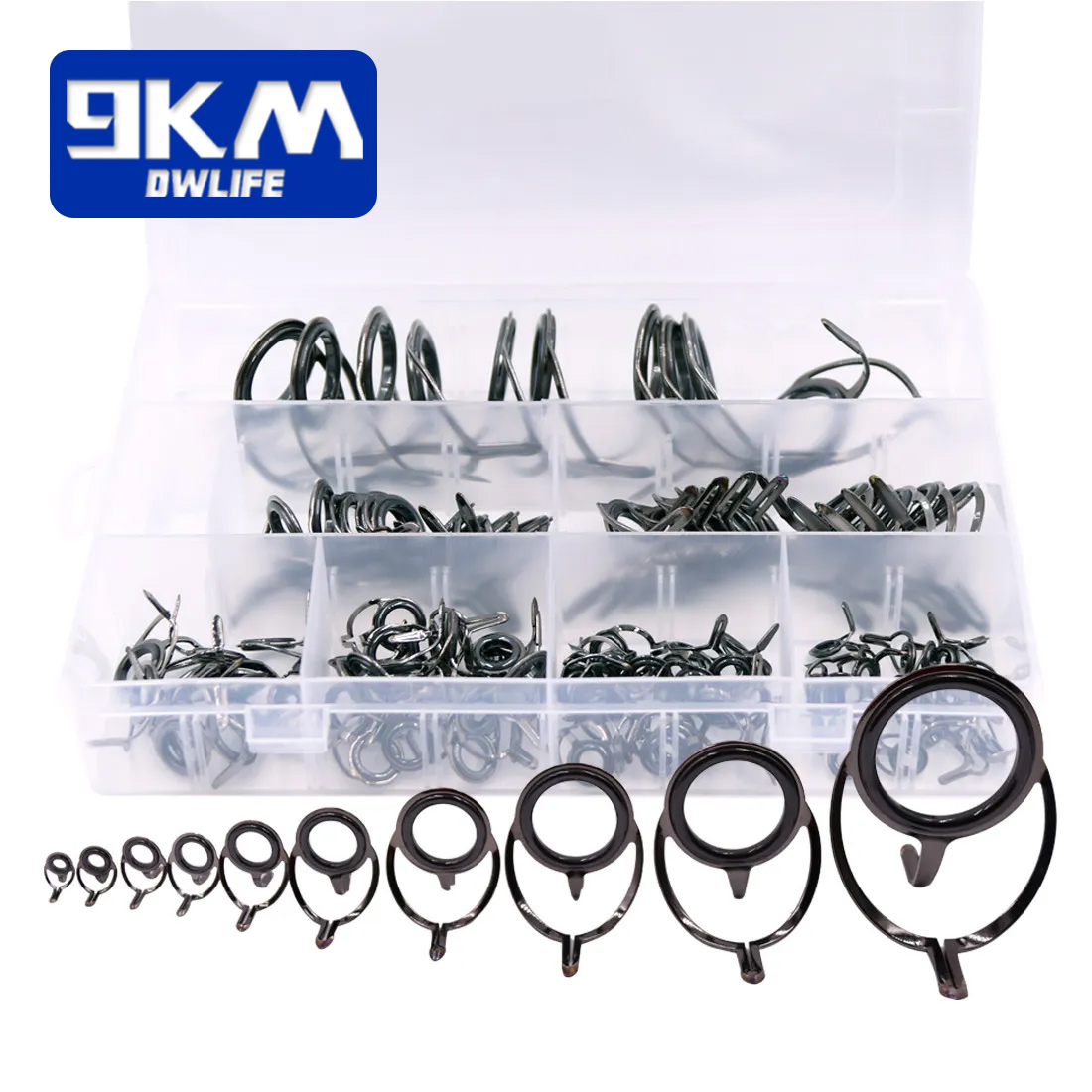 الصيد رود دليل 9 ~ 200 قطعة ال - مراجعة Fishing Rod Guide Replacement وسعره