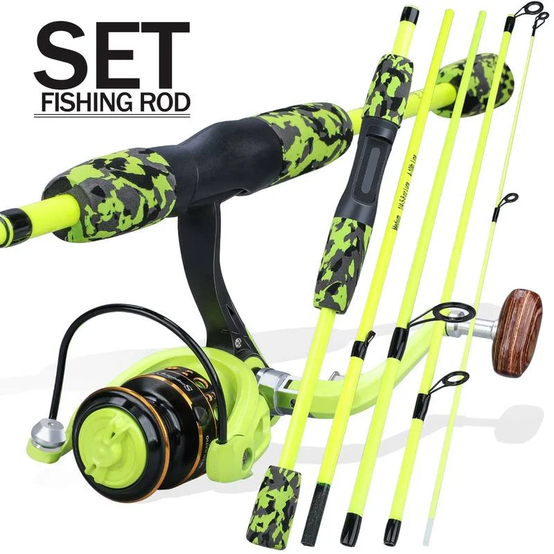 طقم صيد محمول من سوجاييلانج مك - مراجعة Fishing Rod Spinning وسعره